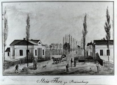 Steintor um 1820. Foto: Stadt Braunschweig
