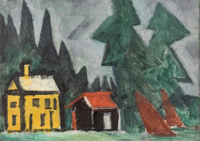 Kleine Försterei von Lyonel Feininger. Foto: Privatsammlung/Sierigk