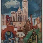 Anrührend: Hermann Flesche zeigt eine ausgebombte Familie in den Trümmern vor der St. Andreaskirche Foto: Stiftung Prüsse / Andreas Greiner-Napp