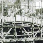 Die Bauarbeiten 1885. Foto: Stadt Braunschweig