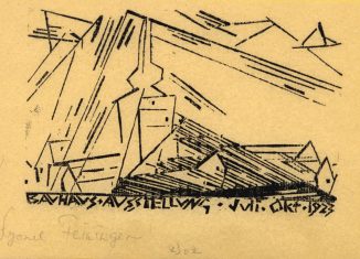 Die Druckgrafik von Lyonel Feiniger zeigt die Dorfkirche von Gelmeroda. Foto: Schlossmuseum