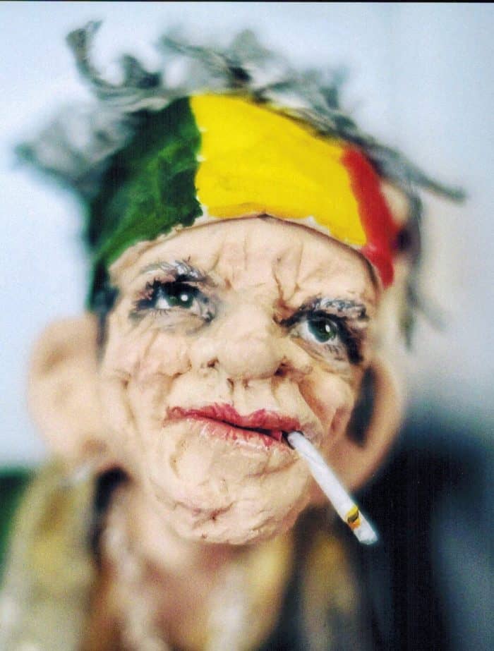 Keith Richards als Figur von Marina Schmiechen. Foto Stiftung Prüsse / Katalog