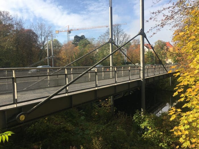 Die Petritorbrücke, Ostansicht. Foto: Löwe