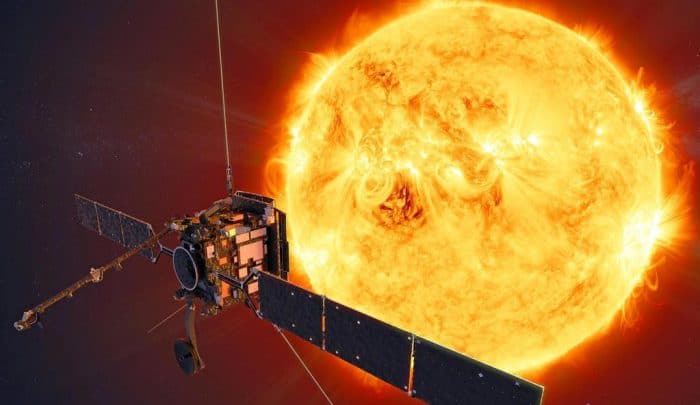 Die rund 1.800 Kilo schwere Raumsonde "Solar Orbiter" startete am 8. Februar ihre Reise in eine Umlaufbahn um die Sonne. Foto: ATG medialab/dpa