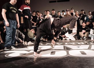 Szene vom Floor Wars-Wettbewerb 2019 im Jugendzentrum Mühle. Foto: JZ Mühle