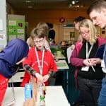 Die jungen Wissenschaftlerinnen und Wissenschaftler mussten sich den Fragen der Jury stellen. Foto: Die Braunschweigische Stiftung/Andreas Greiner-Napp