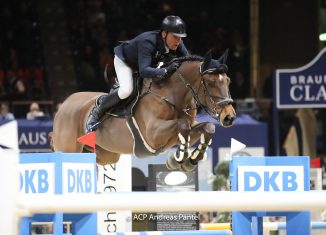 Spitzenreitsport in der Volkswagen Halle: Foto: LöwenClassics/Andreas Pantel