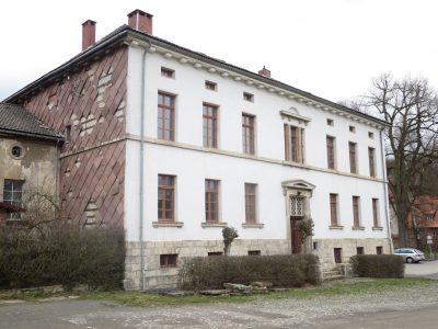 Frontansicht des Gutsherrenhauses in Walkenried vor der Sanierung. Foto: Kleineberg Architekten
