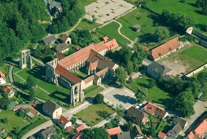 Luftaufnahme des ZisterzienserMuseum Kloster Walkenried. Foto: privat