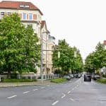 Übergang von der Ebertallee zur Kastanienallee. Foto: Andreas Greiner-Napp