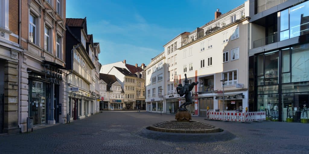 “Stadt ohne Menschen” – Innen­stadt