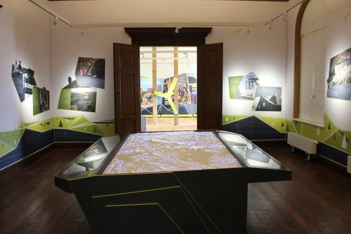 Das interaktive 3D-Landschaftsmodell des Welterbes im Harz zählt zu den herausragenden Exponaten. Foto: Stiftung UNESCO-Welterbe im Harz