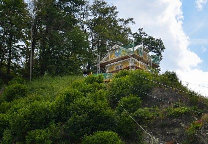 Der Glockenturm in Zorge wird saniert. Foto: SBK/Andreas Greiner-Napp