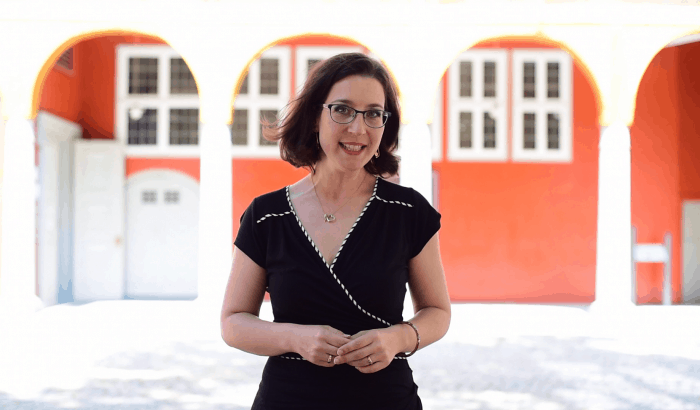 Prof. Dr. Vanessa-Isabelle Reinwand-Weiss, Direktorin der Bundesakademie für Kulturelle Bildung in Wolfenbüttel. Screenshot: der Löwe