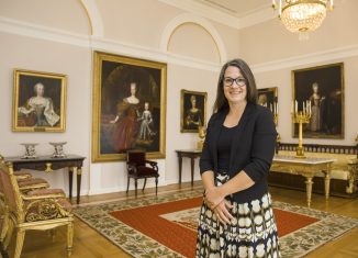 Dr. Ulrike Sbresny im Schlossmuseum. Foto: RBS / Peter Sierigk