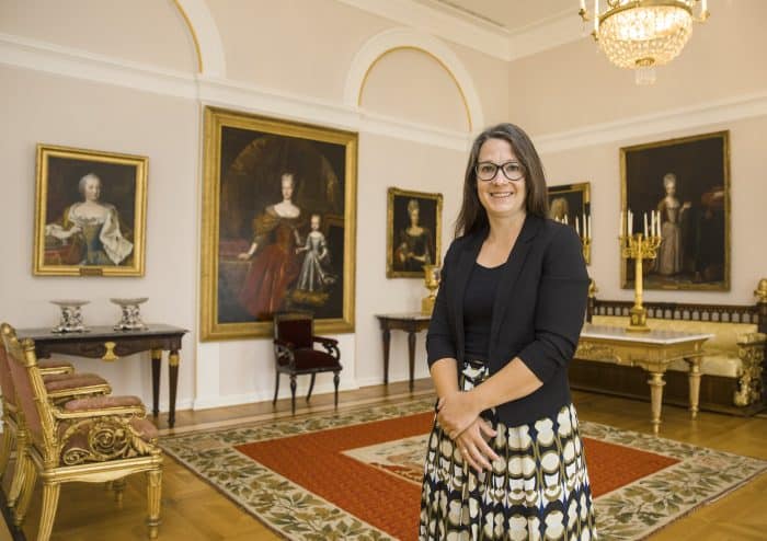 Dr. Ulrike Sbresny im Schlossmuseum. Foto: RBS / Peter Sierigk