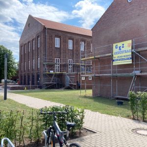 Gereinigte Fassade der Rückwand des Naturhistorischen Museums. Foto RBS