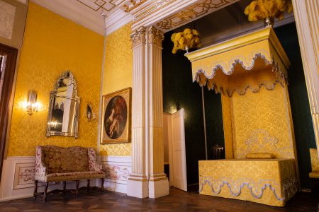 Das barocke Paradeschlafzimmer von Herzog Anton Ulrich. Foto: Museum Wolfenbüttel / Florian Kleinschmidtz