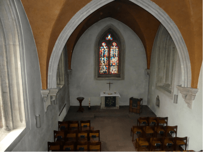 So sah es im Inneren der Frauenkapelle zuvor aus. Foto: Staatliches Baumanagement