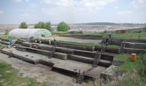 Ausgrabungsstätte in Schöningen. Foto: Forschungsmuseum Schöningen