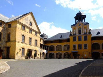 Blick in den Schlosshof. Foto: Verein Rettung Schloss Blankenburg