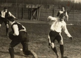 In Magdeburg treffen Eintracht Braunschweig und Hannover 96 im April 1905 das erste Mal in einem Meisterschaftsspiel aufeinander. Foto: Eintracht Braunschweig