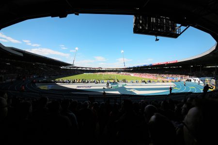 Das Stadion bietet eine großartige Kulisse für Spiele der Eintracht. Foto: Stadthallen GmbH /Polytan