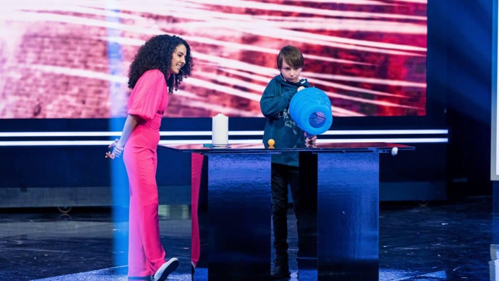 Oscar (12) aus Braun­schweig und die Luftka­none