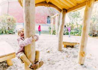 Zu den jüngsten Förderungen zählt der neue Spielbereich im Waldorfkindergarten Am Giersberg in Braunschweig. Foto: Erich Mundstock Stiftung