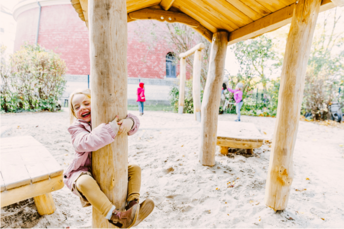 Zu den jüngsten Förderungen zählt der neue Spielbereich im Waldorfkindergarten Am Giersberg in Braunschweig. Foto: Erich Mundstock Stiftung