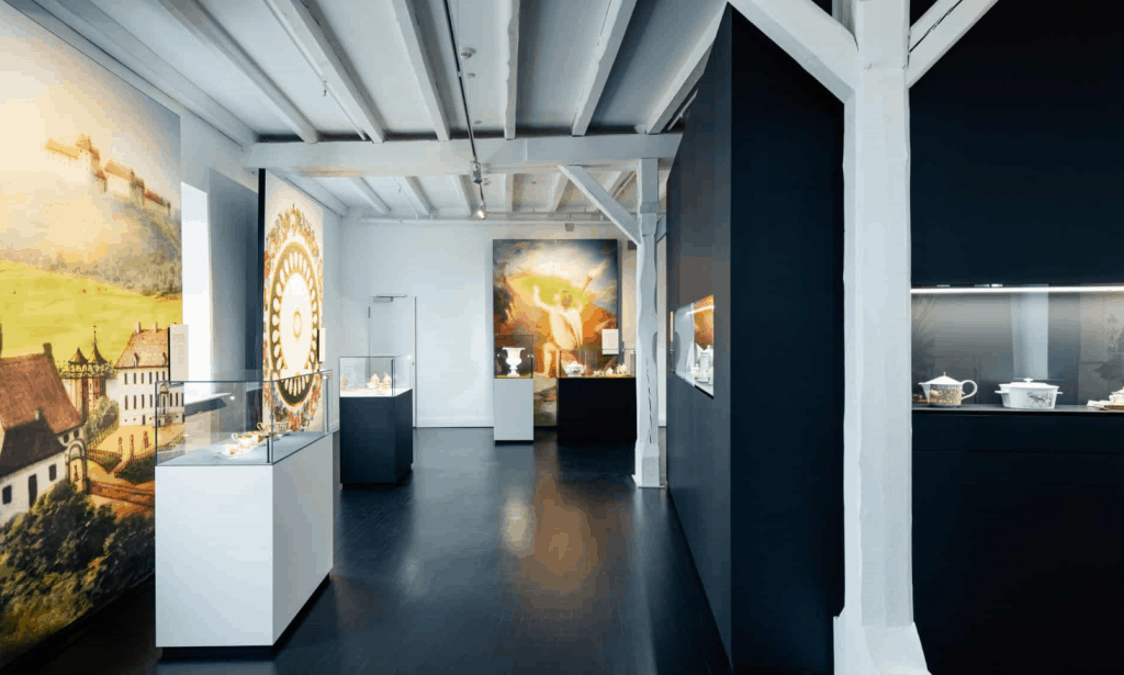 Das Innere des Museums ist entkernt und bietet großzügige Ausstellungsflächen. Foto: Museum Schloss Fürstenberg