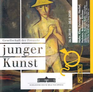 Das Cover der Ausstellungsbroschüre „Gesellschaft der Freunde junger Kunst“.