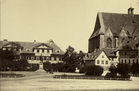 Ansicht des Lessingplatzes um 1900. Foto: Archiv