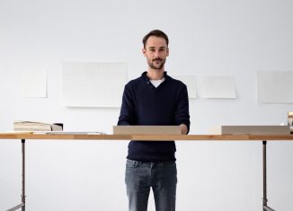 Christian Schiebe in der Druckwerkstatt der Städtischen Galerie Wolfsburg. Foto: DBS