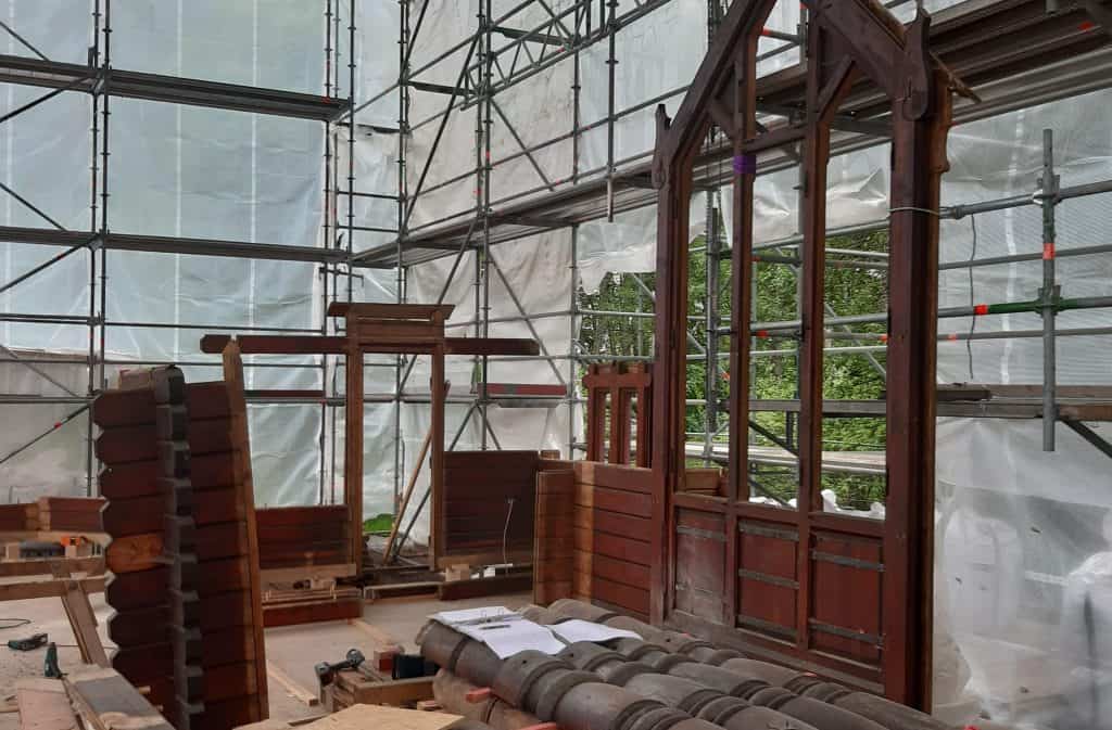 Stabkirche Stiege wird 2022 einge­weiht