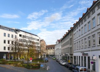 Der umgestaltete Bankplatz. Foto: Elmar Arnhold