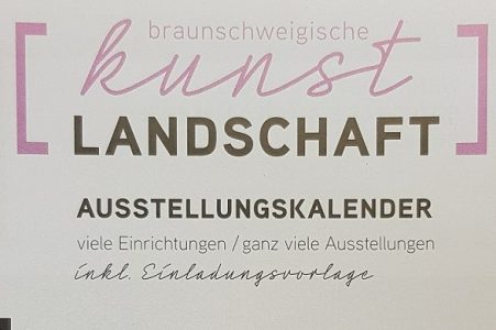 Titelblatt des neuen Ausstellungskalenders „Braunschweigische KunstLandschaft“. Foto: Screenshot