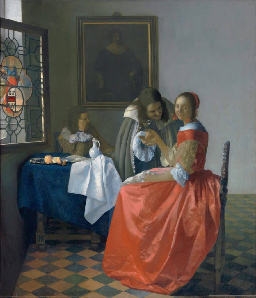 Das Mädchen mit dem Weinglas“ von Johannes Vermeer van Delft. Foto: Herzog Anton Ulrich-Museum/Claus Cordes 