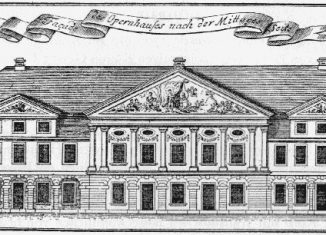 Opernhaus am Hagenmarkt, Kupferstich von A. A. Beck, 1747. Foto: Wikipedia
