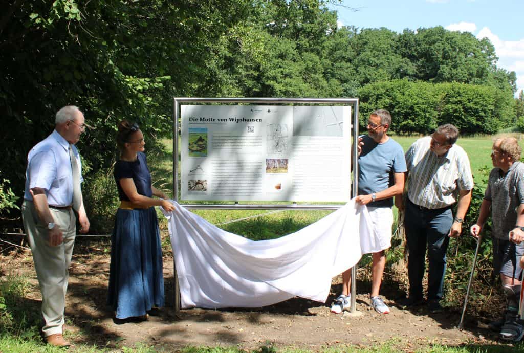 Turmhügel zeugt von der Wipshäuser Motte