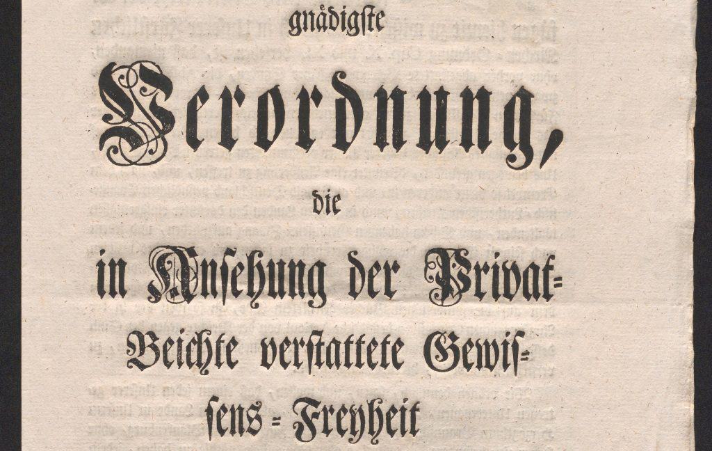 Die Abwick­lung der Beichte im Fürstentum Braun­schweig-Wolfen­büttel