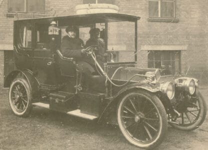 Wilhelm Schmidt als Fahrer in Aktion. Foto: Richard Borek Stiftung
