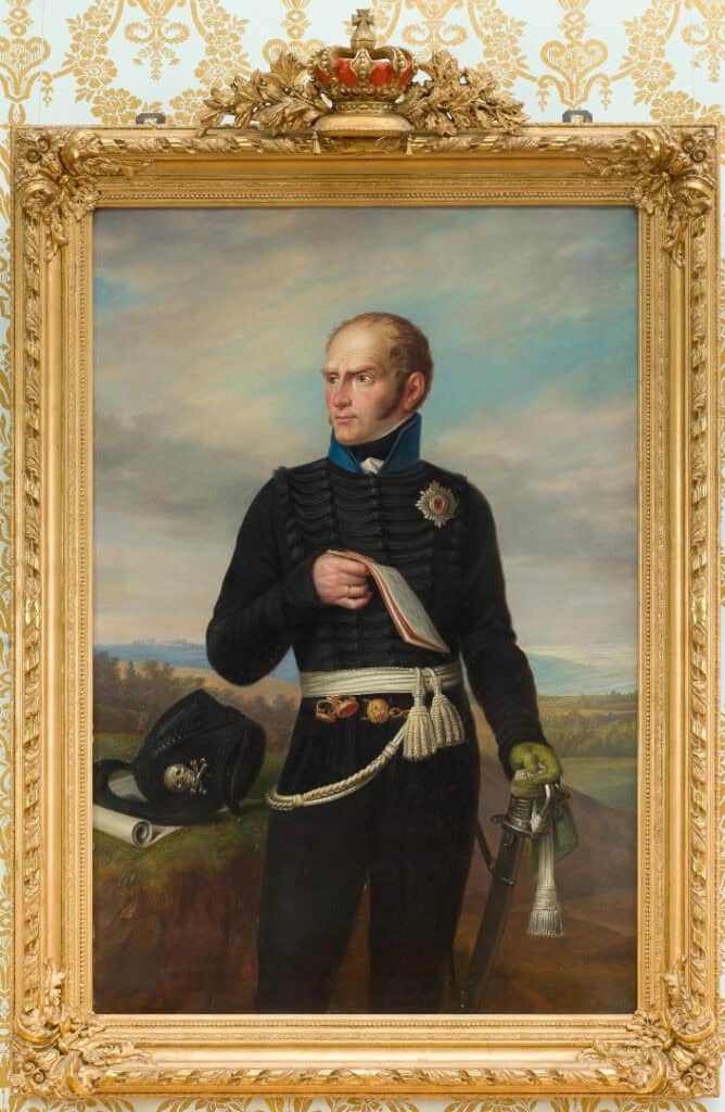 Friedrich Wilhelm, der Schwarze Herzog, im Felde, Georg Friedrich Adolf Schöner, um 1820