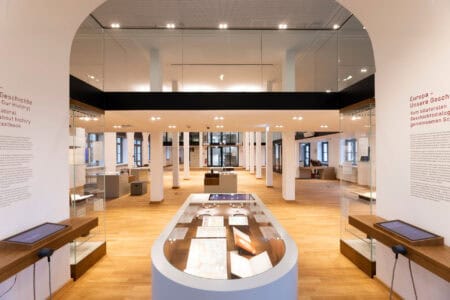 Das Foyer des Georg-Eckert-Institutes in der Villa von Bülow. Foto: Christian Bierwagen
