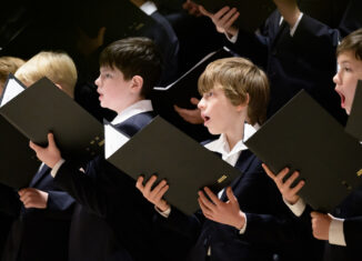 Der Kreuzchor in Aktion. Foto: Grit Dörre / Dresdner Kreuzchor.