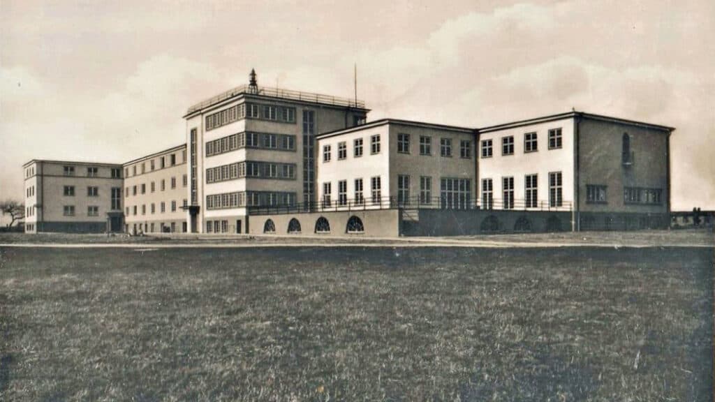 Deutsche Verkehrsfliegerschule in Broitzem, 1929. Foto: gemeinfrei