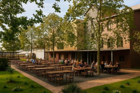Der Biergarten soll eine Attraktion werden. Foto: K. Sölter