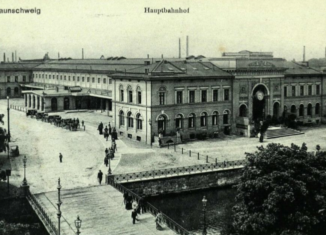 Hier begann die Braunschweiger Bahnhofsmission: Alter Bahnhof, um 1910. Foto: Stadtarchiv