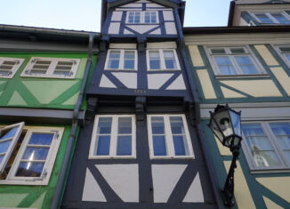 „Das schmale Haus“ in Wolfenbüttel. Foto: Wiebke Benstein