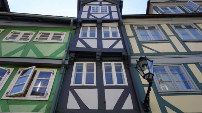 „Das schmale Haus“ in Wolfenbüttel. Foto: Wiebke Benstein